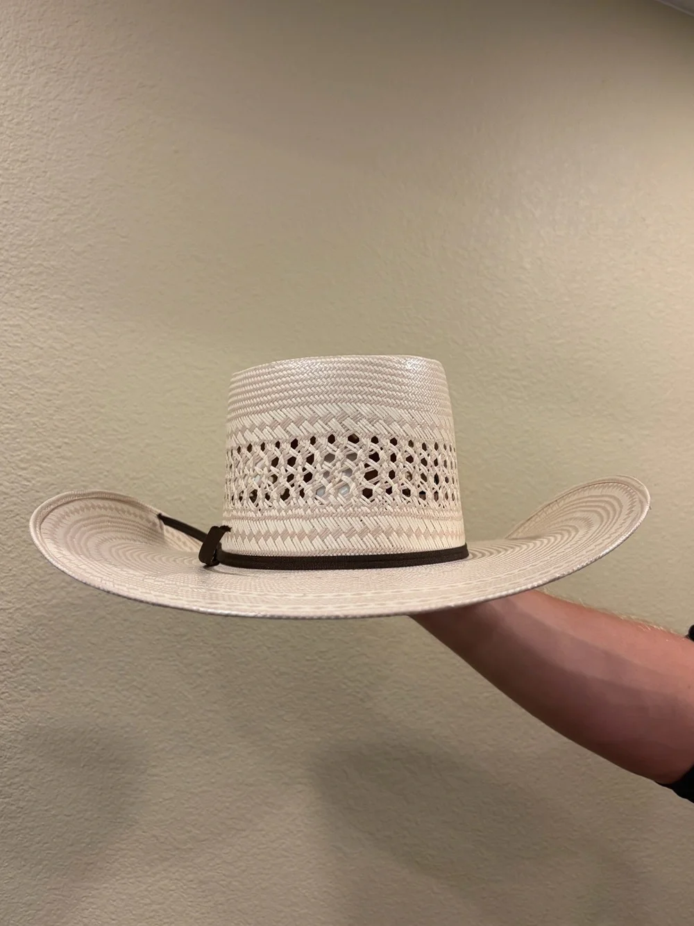 Twister Straw Cowboy Hat - Size 6 3/4